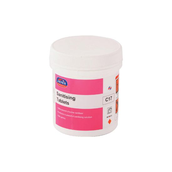 Picture of Jeys Chlorine Tablets, 180/Tub
