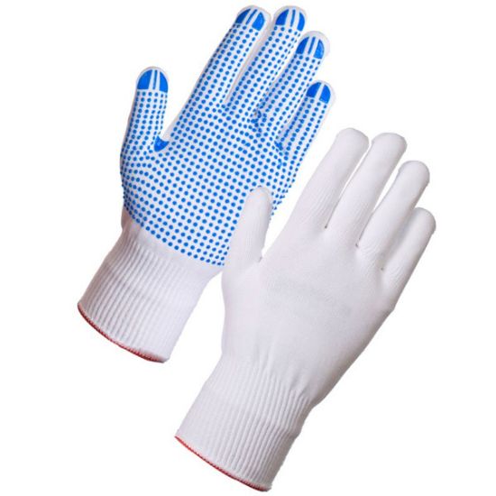 Picture of Supertouch Seamless PVC Dot Glove, Size 9