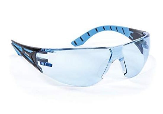 Riley Stream Safety Specs, Blue Lens Blue Frames