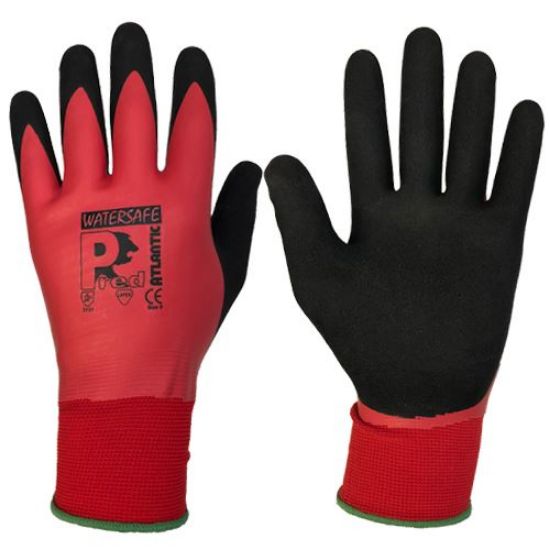 Picture of Pred Atlantic Dual Coated Glove, Red/ Black