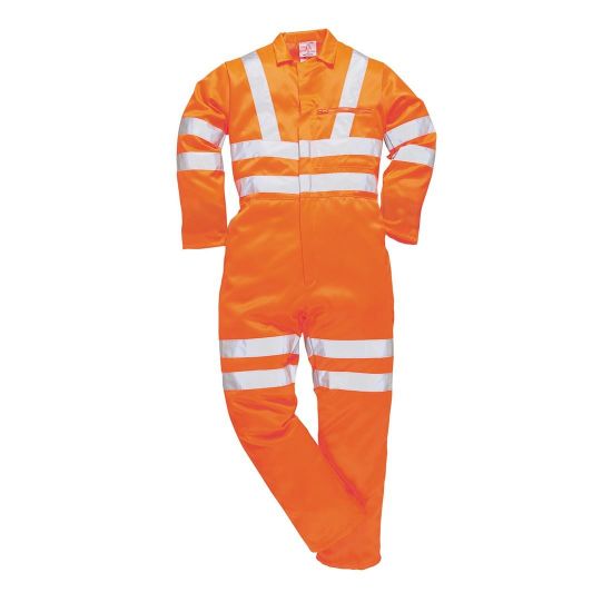 Picture of Hi Vis Poly-Cotton Coverall Go/Rt Orange