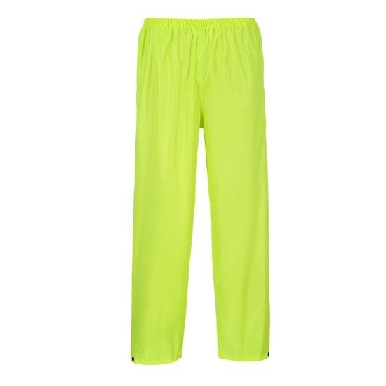 Picture of Portwest Waterproof Trouser Yellow
