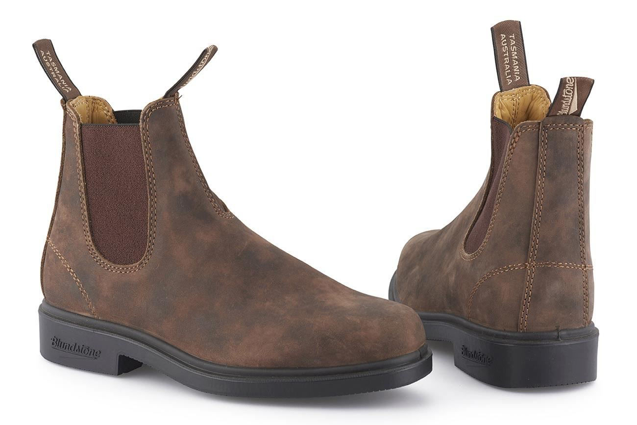 blundstone chisel toe stout brown