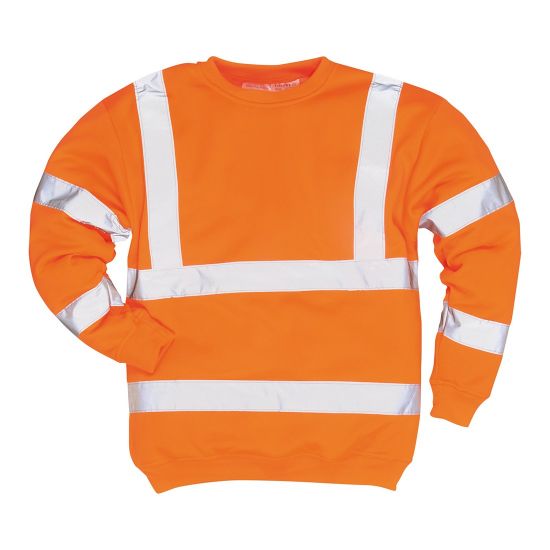 Picture of Portwest Hivis Sweatshirt, Orange