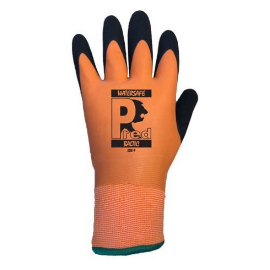 Picture of Pred Baltic Cut 2 Waterproof Glove, Orange/Black