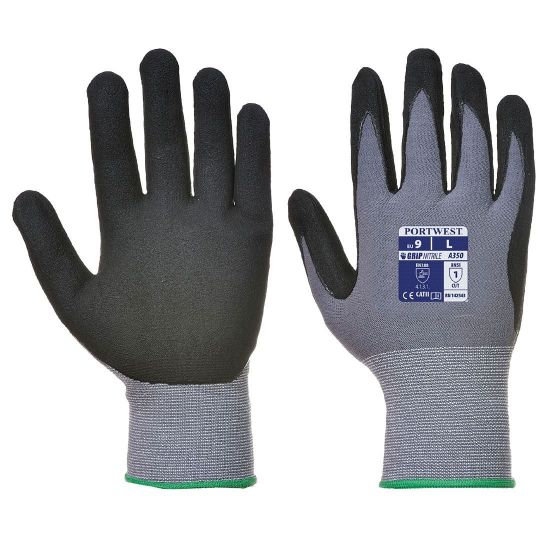 Picture of Portwest DermiFlex Glove, Grey/Black