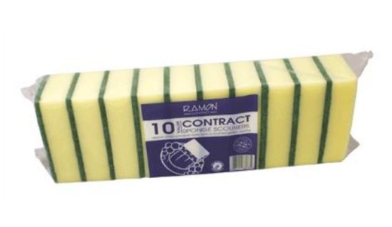 Picture of Ramon ‘Contract’ Sponge Scourers, 10/Pack