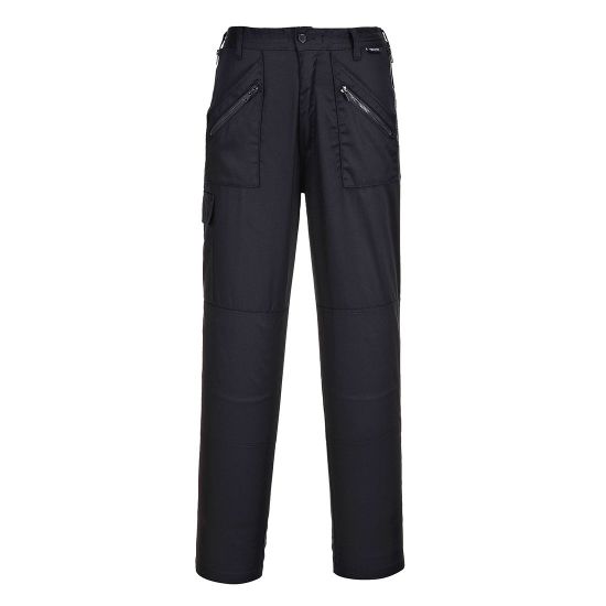 Picture of Portwest Ladies Action Trousers, Black