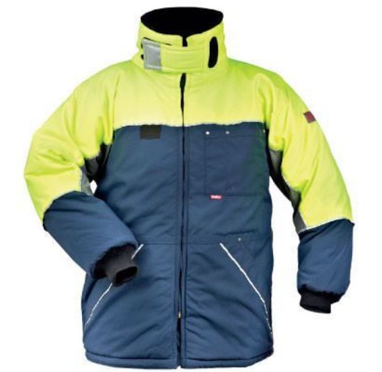 Flexitog Hivis Freezer Jacket, Yellow/Navy,