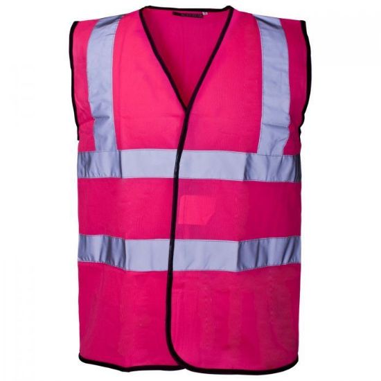 Supertouch Pink Hivis Vest