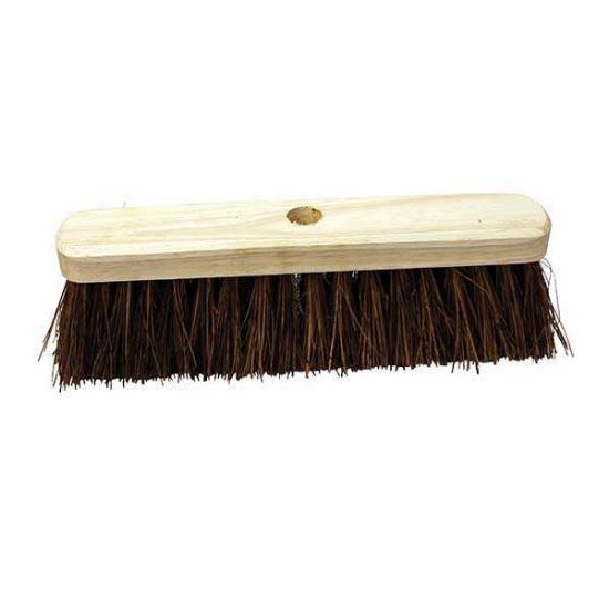 12" Stiff Bassine Wooden Broom Sweeping Head