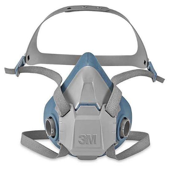 3M 6503 Grey/Teal Rugged Comfort Half Facepiece Reusable Respirator, Large