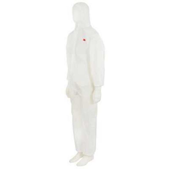 3M Protective Hooded Coverall Type 5/6, White