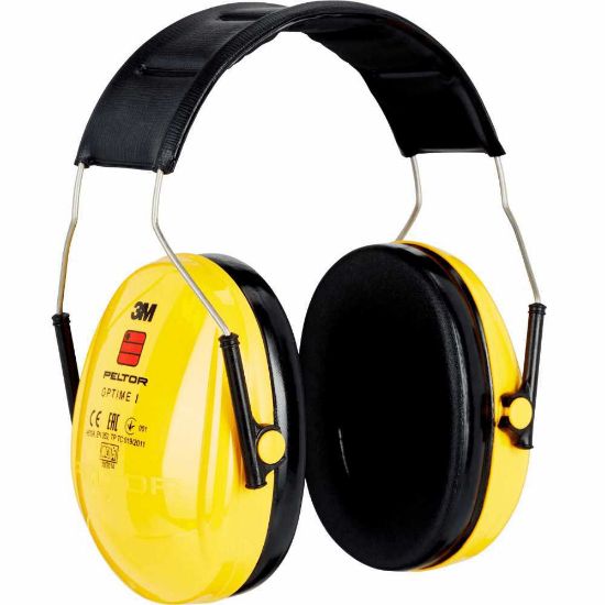 3M™ Peltor Optime™ I Earmuffs, 27 dB, Yellow, Headband	