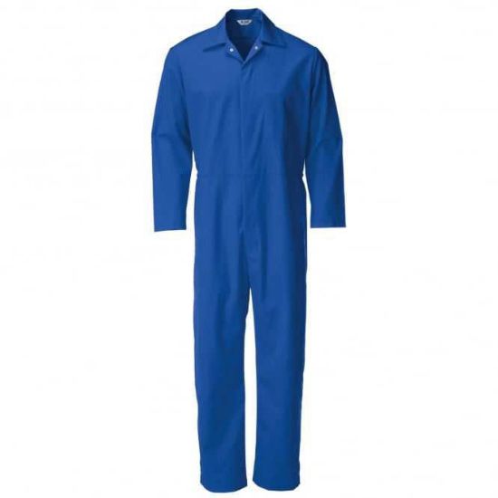 Alsico Food Trade Coverall, Royal Blue, Size 140cm