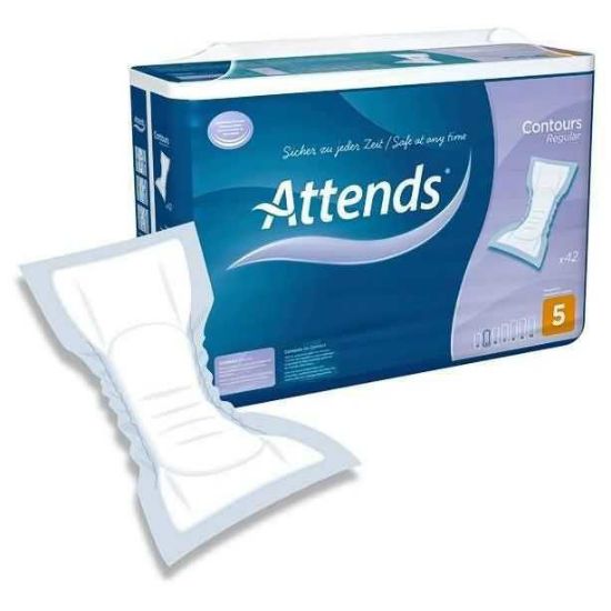 Attends Contours Regular Pad 5 (42 Pack)