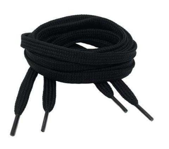 Bodytech Black Laces, 120cm