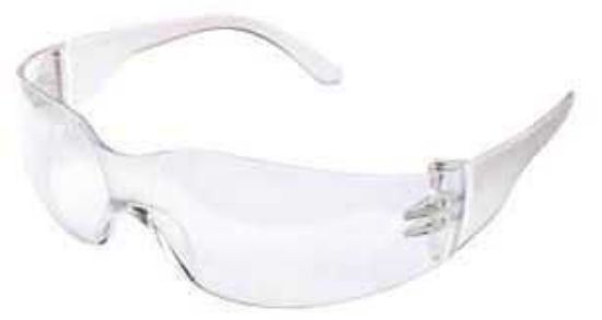 Bodytech Falcon Safety Glasses, clear lens and legs
