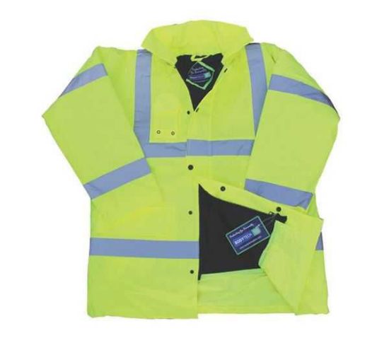 Bodytech Hivis Coat, Yellow