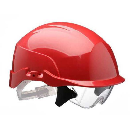 Centurion Vision Plus Helmet With Visor, Red