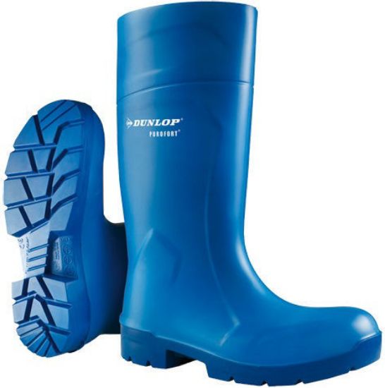 Dunlop Food Pro Purofort Multigrip Wellington Boot, Blue