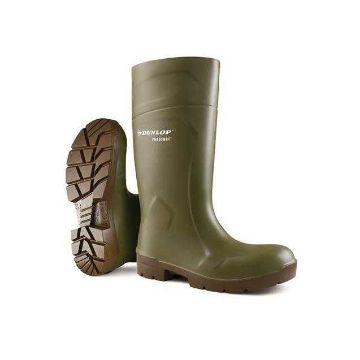 50° Insulation to Dunlop Purofort Thermo Safety Wellington Boots Orange/Green 