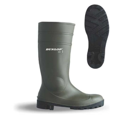 Dunlop Protomaster Safety Wellington, Green