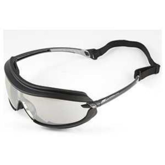 Dust free Safety Glasses, Clear Lens, Adjustable Strap	