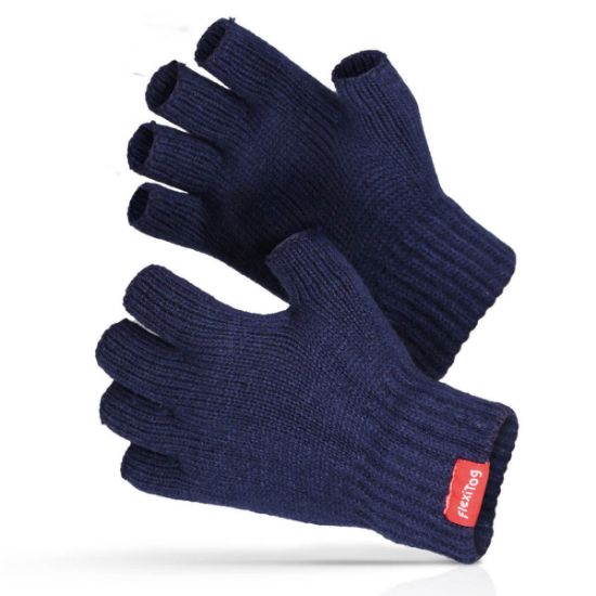 Flexitog Fingerless thermal gloves, Navy 