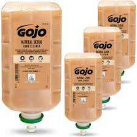 Gojo Natural Scrub Hand Cleaner, 2000ml, (Sold In 4 Pack)