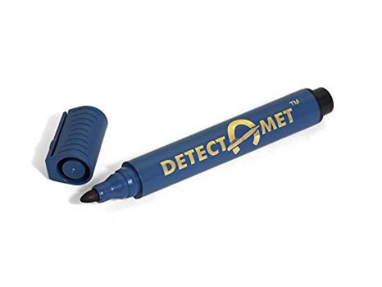 Picture of DETECTABLE PERMANENT MARKER, BLUE INK
NON-RETRACTABLE, BULLET TIP