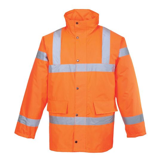 Portwest RT30 Hi Vis Traffic Waterproof Jacket RIS