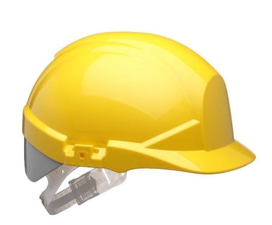 Centurion Reflex Safety Helmet with Silver Stripe, Yellow