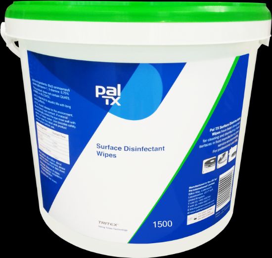 Picture of Pal TX Surface Disinfectant Wipes, 1500/case