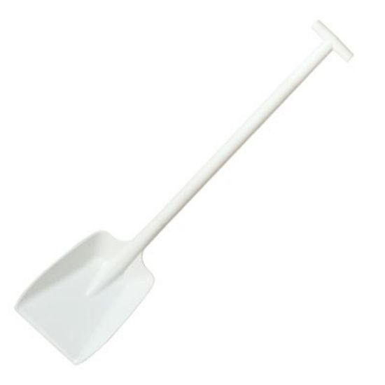 Picture of Hillbrush Plastic Shovel, 32x26cm Blade, D Grip, White