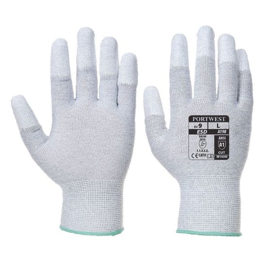 Picture of Portwest A198 Antistatic PU Fingertip Glove
