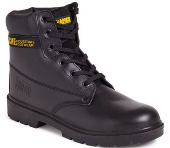 Picture of Apache Black Laced Safety Boot