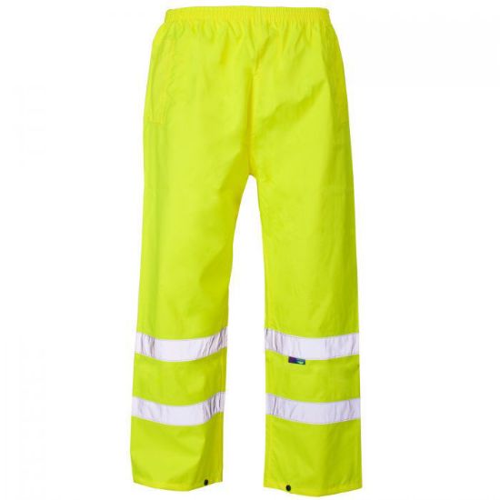 Picture of Supertouch Hivis PU Over Trousers, Yellow, Size XL