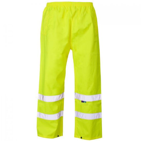 Picture of Supertouch Hivis PU Over Trousers, Yellow, Size 2XL