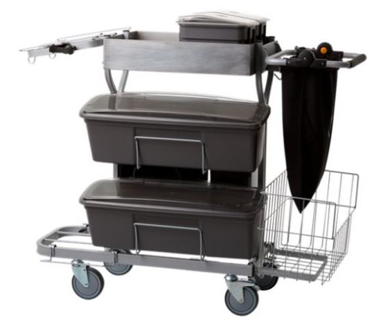 Picture of Compact Cleaning Trolley Plus, 1160 mm, Grey