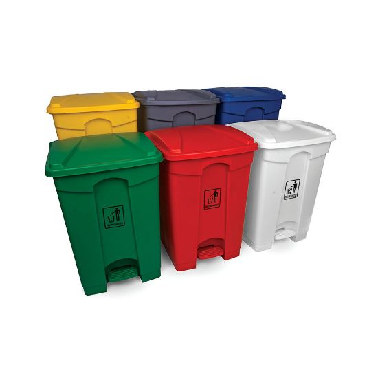 Picture of 45L Polypropylene Pedal Bin,  Variety of Colours