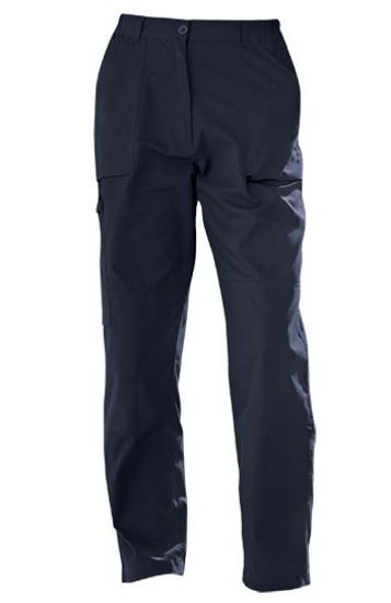 Picture of Regatta Ladies Action Trousers Navy, Size 18L