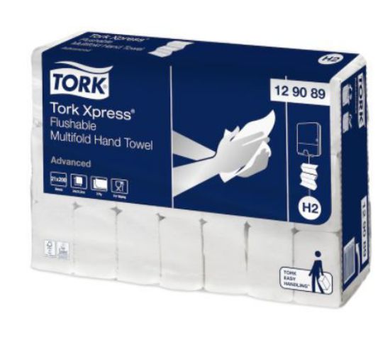 129089, Tork Xpress® Flushable Multifold Hand Towel