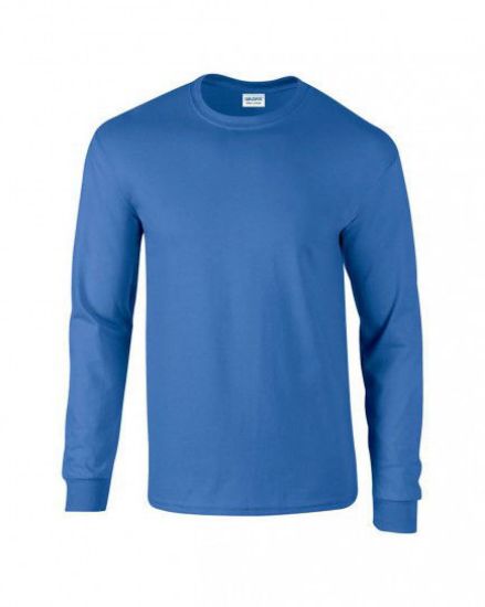 Gildan Ultra Cotton Long Sleeve T-Shirt, Royal Blue