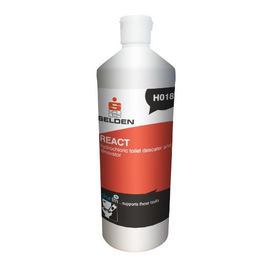 Picture of TOILET CLEANER & DESCALER, REACT, 1LTR, EACH