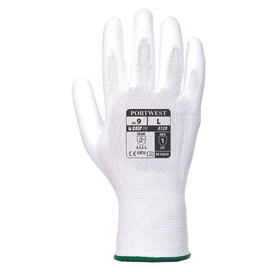 Portwest PU Palm Glove, White