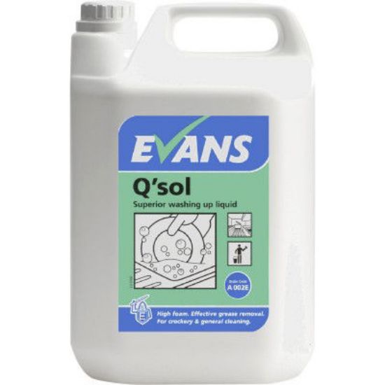 Evans Q'sol™ 25% Washing up Liquid, 5L