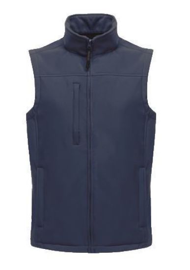 Picture of Ladies Flux Softshell Body Warmer, Navy, Size 14
