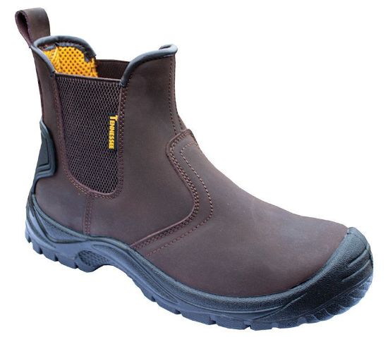 Picture of Bodytech Tennessee S3 SRC Brown Slip On Dealer Boot