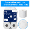 Picture of Tork SmartOne® Twin Mini Toilet Roll Dispenser, White